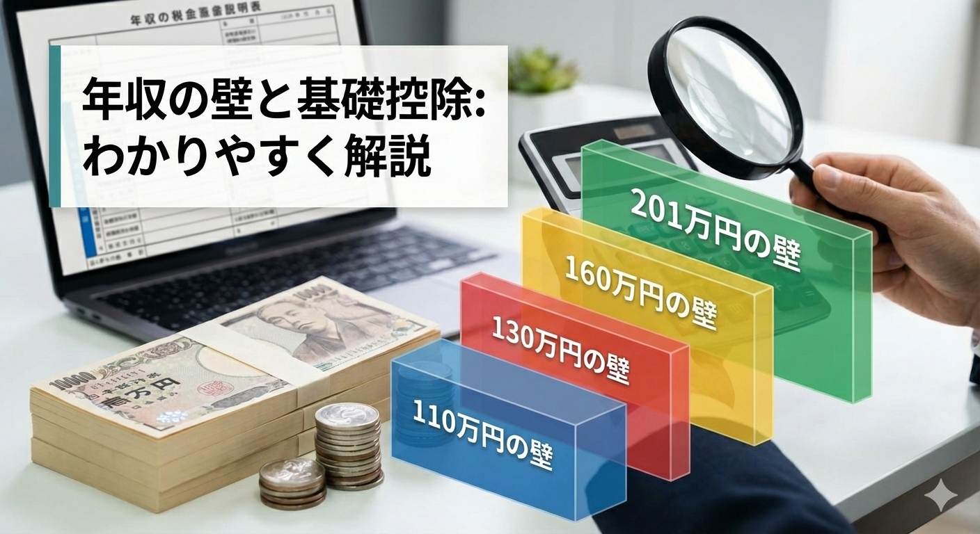 年収の壁』と基礎控除の関係性：住民税/所得税/社会保険の壁を理解せよ - メディカルタックス
